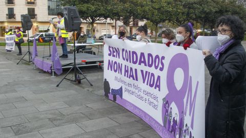 Concentración por el 8M en Ferrol