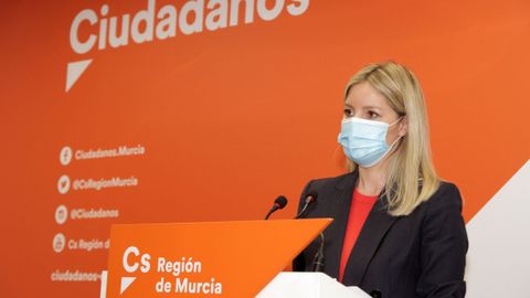 Ana Martínez Vidal (Ciudadanos), actual portavoz del Gobierno regional, sería la candidata a la Presidencia de Murcia presentada por ambos partidos