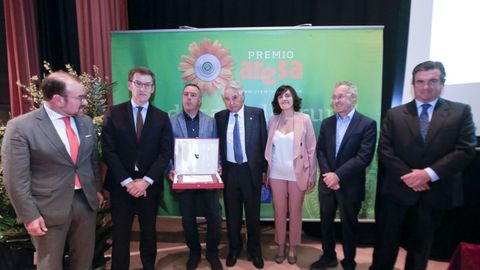 Acto de entrega del año pasado, en el que ganó el premio el colectivo Asoporcel