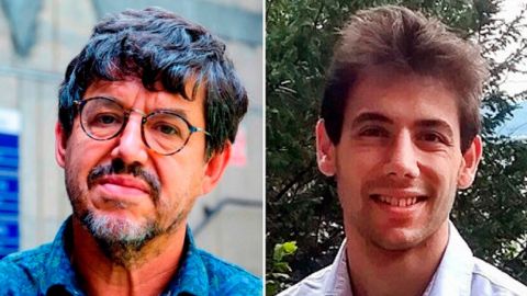 Los investigadores de la Universidad de Oviedo Jos Luis Fernndez-Martnez y Jos Mara Loch Fernndez-Ahja