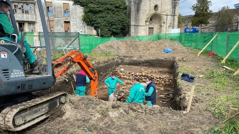 La excavación del barrio de O Carme está dentro del proyecto Dusi Muramiñae