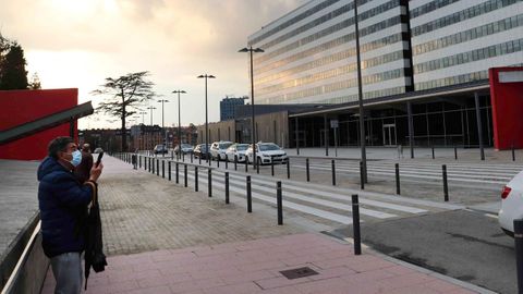 Vista exterior del Hospital Universitario Central de Asturias (HUCA)