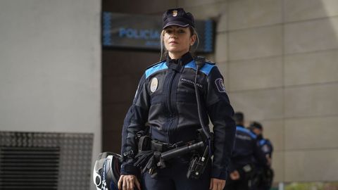 Lorena Gómez es policía local en Ourense