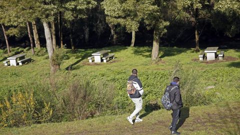 Chequeo en el paseo boirense del rio Coroño