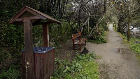 Chequeo en el paseo boirense del rio Coroño