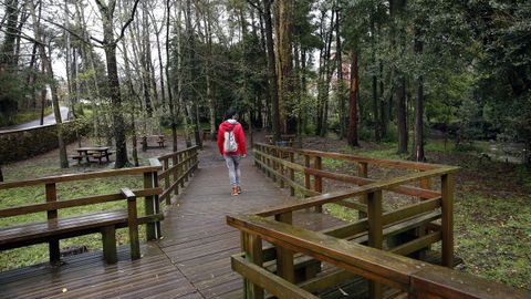 Chequeo en el paseo boirense del rio Coroño