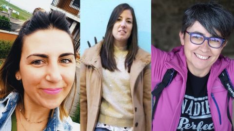 De izquierda a derecha: Silvia Feito, Tatiana Rodríguez y Ana Cueto