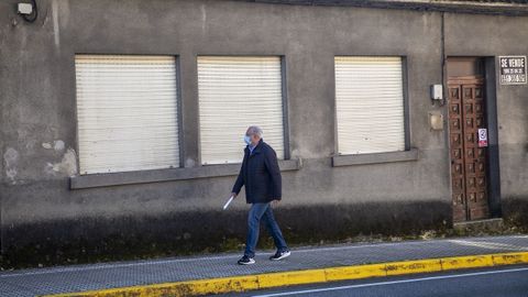 Manuel Maldonado se desplazó esta semana a Boiro para ir a la casa de su madre