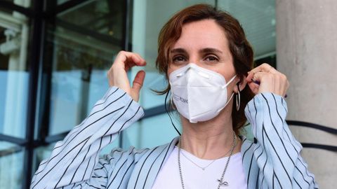 Mónica García, candidata de Más Madrid a las elecciones autonómicas del 4 de mayo