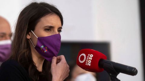 Irene Montero, ministra de Igualdad