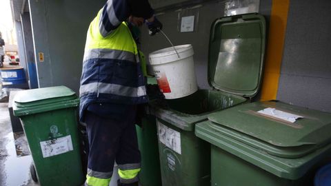El punto limpio de Pontevedra recibió 3.495 kilos de restos de pinturas