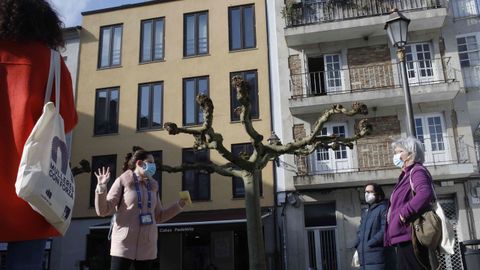 La ruta se detiene ante la casa de Araceli González