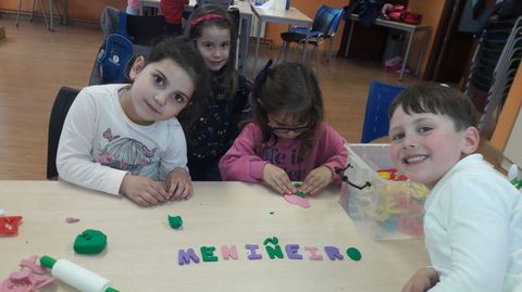 Meniñeiro de Semana Santa en Cabana, nunha edición pasada