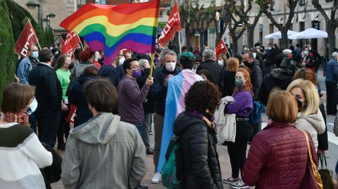 Concentración en Murcia «Stop fascismos. La educación y la cultura no se venden» contra la decisión de que una exdiputada de Vox se encargue de Educación