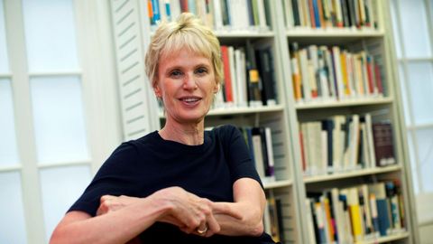 Siri Hustvedt, en el Instituto Cervantes de Londres