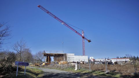 Construcción del centro de visitantes de Castromaior