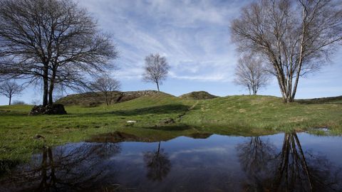 El castro de Castromaior destaca por su buena conservación y las vistas del centro de la provincia de Lugo