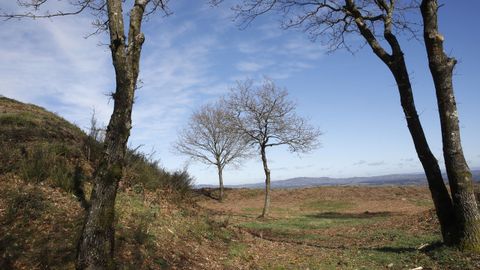 El castro de Castromaior destaca por su buena conservación y las vistas del centro de la provincia de Lugo