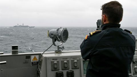La Méndez Núñez se hizo a la mar desde el puerto rumano de Constanza tras relevar a la F-105
