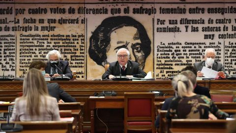 El ministro de Universidades, este jueves en el Senado