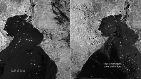 Fracasan los intentos de desencallar al megaportacontenedores del canal de Suez