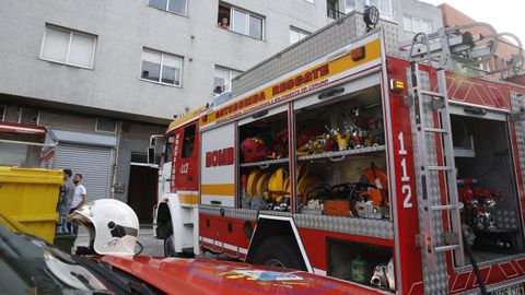 Imagen de archivo de una intervención de los bomberos de Arteixo