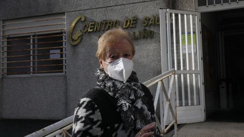 Pilar Gulías, vecina de Beariz citada para vacunarse contra el covid-19