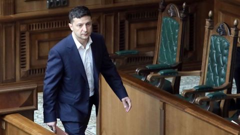El presidente ucraniano Volodimir Zelenski, en una imagen de archivo