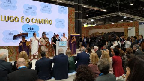 Lugo, durante una presentación en Fitur