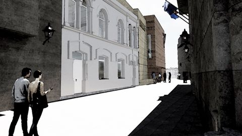 Proyecto del Arzobispado para el Martillo de Santa Ana de Oviedo