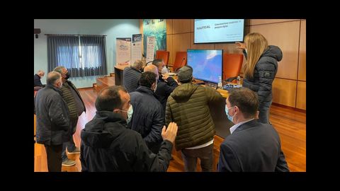 Asistentes a la jornada técnica de la Organización de Productores Pesqueros de Lugo