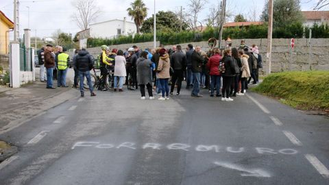 Una de las protestas llevadas a cabo por los vecinos en la zona