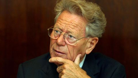 El teólogo Hans Küng (Sursee, Suiza, 1928), en una visita a Madrid en el 2003