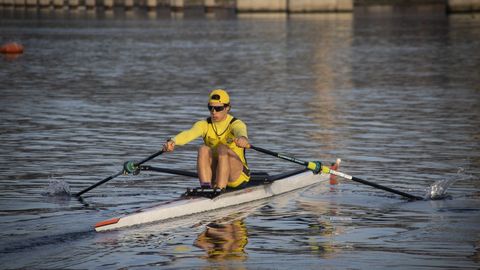 Imagen de archivo de Caetano Horta entrenando en Noia