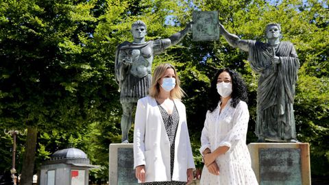 Lara Méndez y Ana Abelleira, en una imagen de archivo