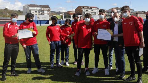 Equipos de la base del Verín CF recibieron diplomas de la Federación Galega