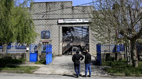 La nave de Al Volante quedó totalmente calcinada