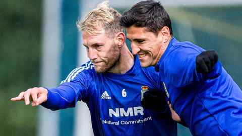 Carlos Hernández y Simone Grippo, en El Requexón