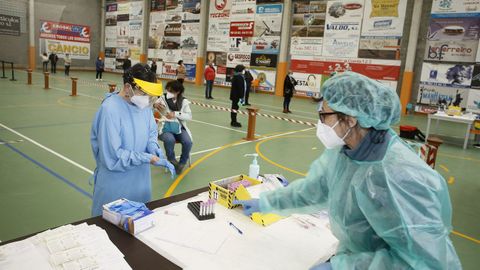 Cribado de Barreiros en el pabellón de San Cosme