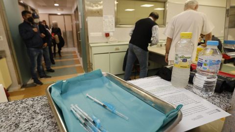 Vacunación contra el covid-19 en el Hospital Público da Mariña