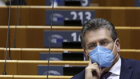 El vicepresidente de la Comisión Europea, Maros Sefcovic