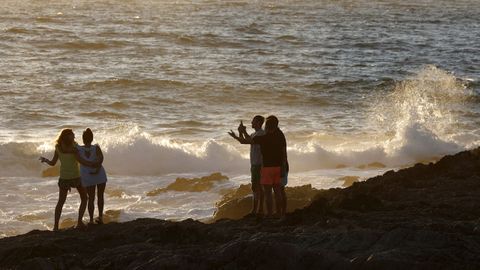Las playas de Porto do Son, como la de As Furnas, tienen mucho tirón en las redes sociales