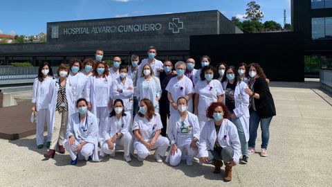 El equipo de hematología del Chuvi