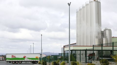 Imagen de archivo de la planta del Grupo Lence en el polígono de O Ceao