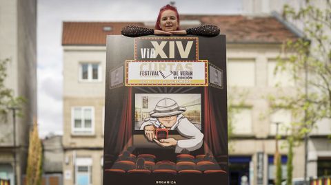 Aurora López ha diseñado el cartel del FIC de Verín