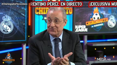 Florentino Prez defiende la Superliga privada en el programa El chiringuito