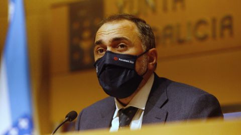 El conselleiro Julio García Comesaña