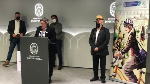 Presentación del proyecto «O Camiño contado», en el Concello de Pontevedra