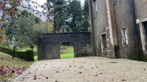 Fachada trasera del pazo de Meirás
