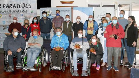 Fotografía de los participantes al finalizar la prueba